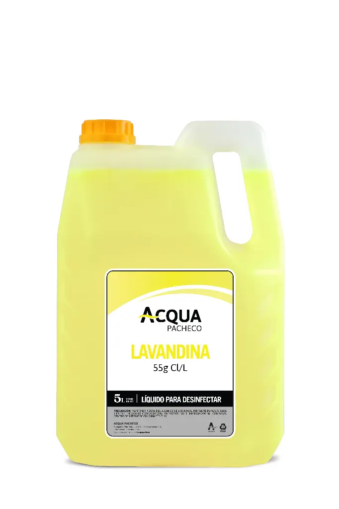 Lavandina x 5 Lts - 55Gr Cl/Lt - Acqua