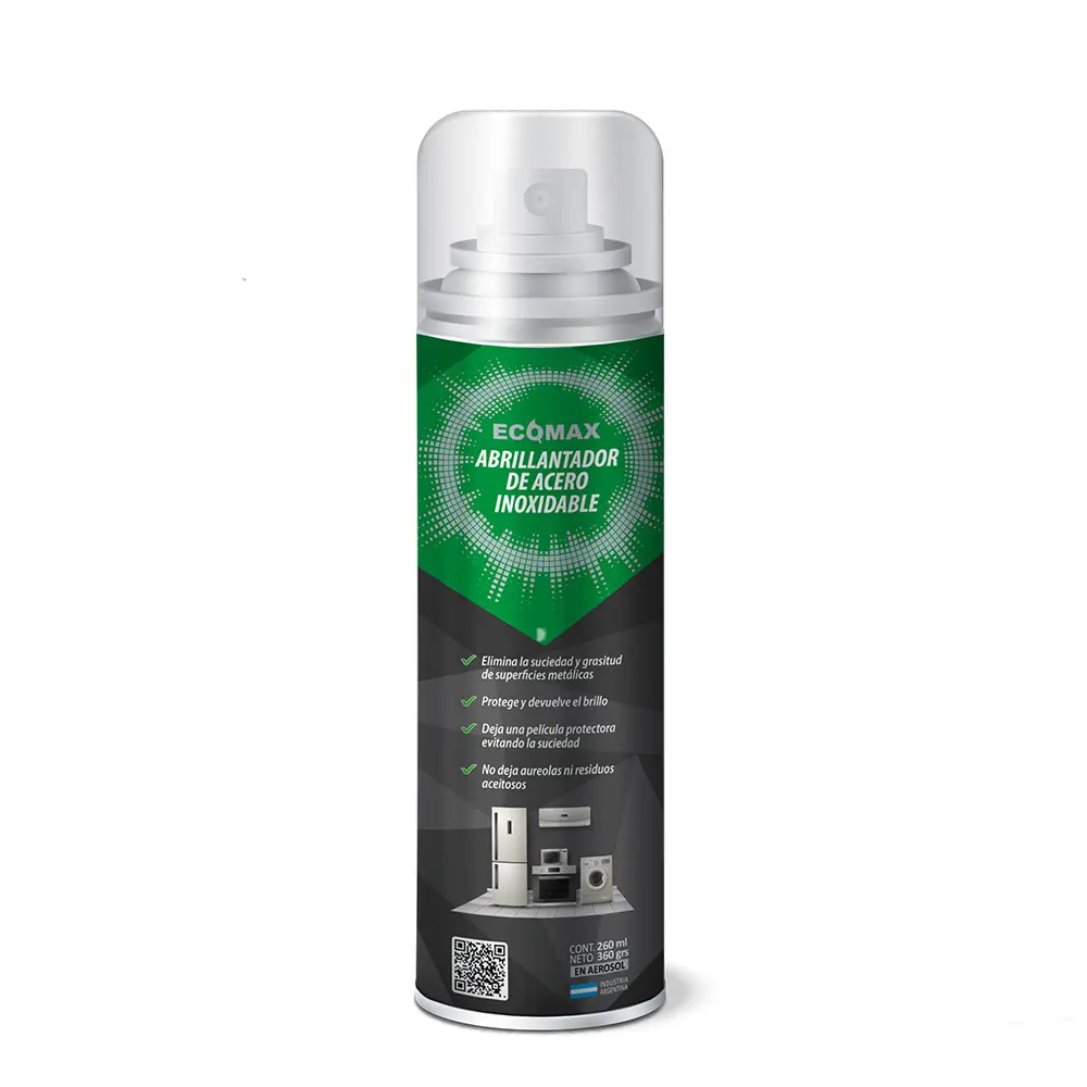 Abrillantador De Acero Inoxidable - Aero 360ml - EcoMax