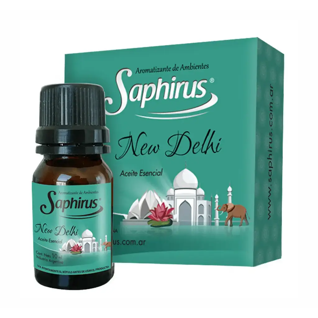 Aceite Esencial 10 Ml - New Delhi -Saphirus