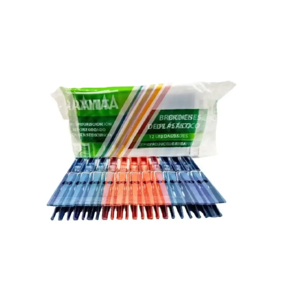 Broches Plastico Rayita