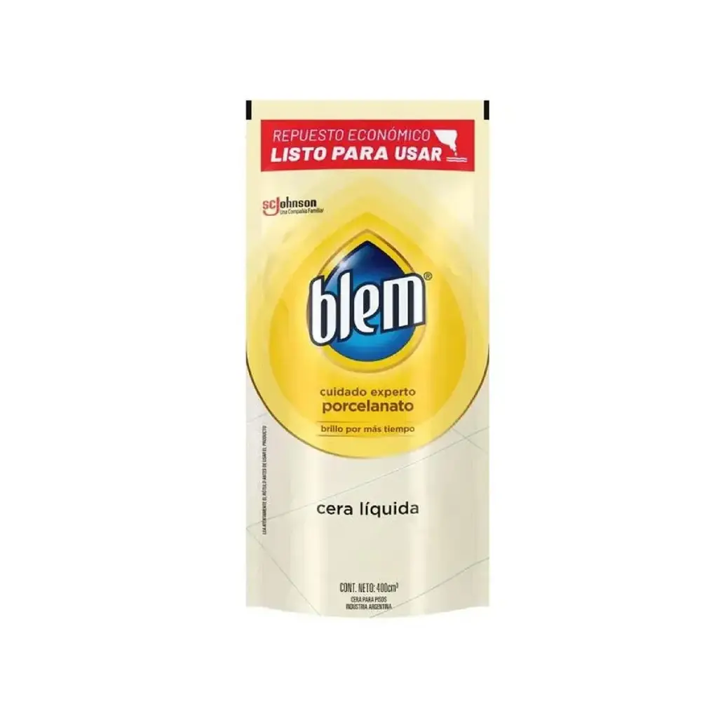 Cera Liquida Pisos Ceramico Incoloro Blem 450Ml