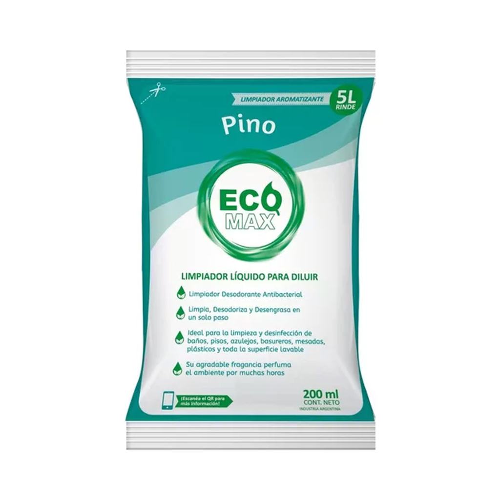 Desodorante De Piso - Sobre 5Lts - Pino - Ecomax