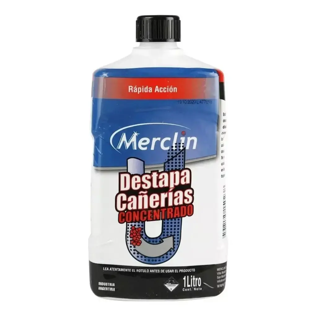Destapa Cañeria Concentrado X 1Lt - Merclin