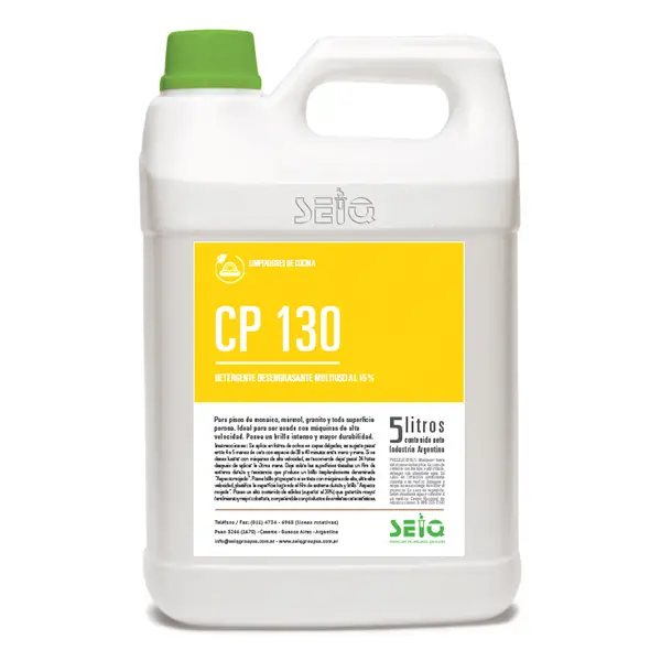 Detergente Cp 130 (15%) - 5 Lts - Biodegradable - Seiq