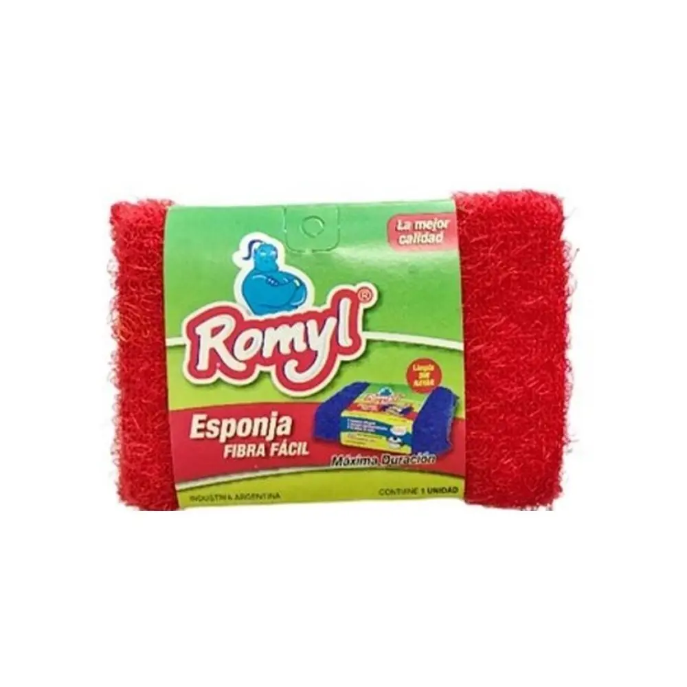 Esponja Fibra Facil Delicada Colores - Romyl