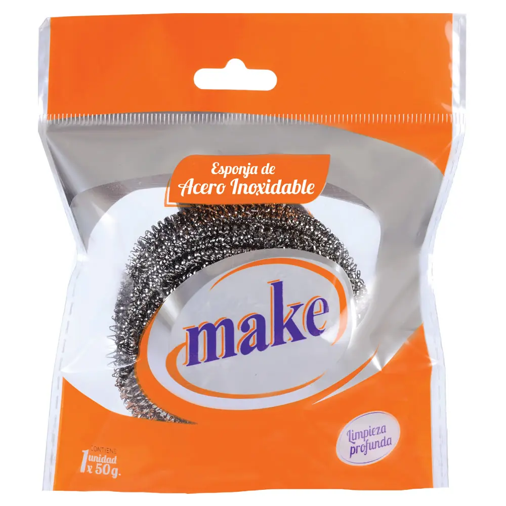 Esponja de Acero Inox. 50grs - Make