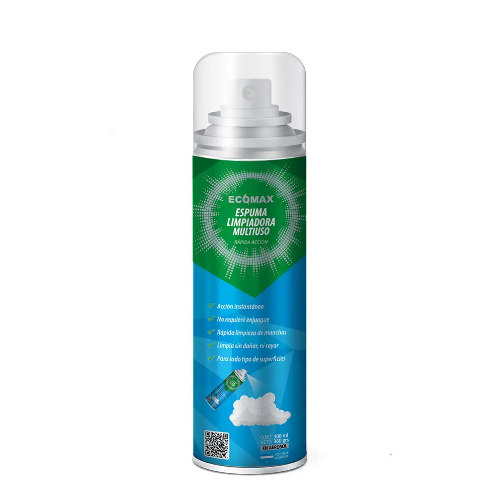 Espuma Limpiadora Multiuso - Aero 360ml - EcoMax