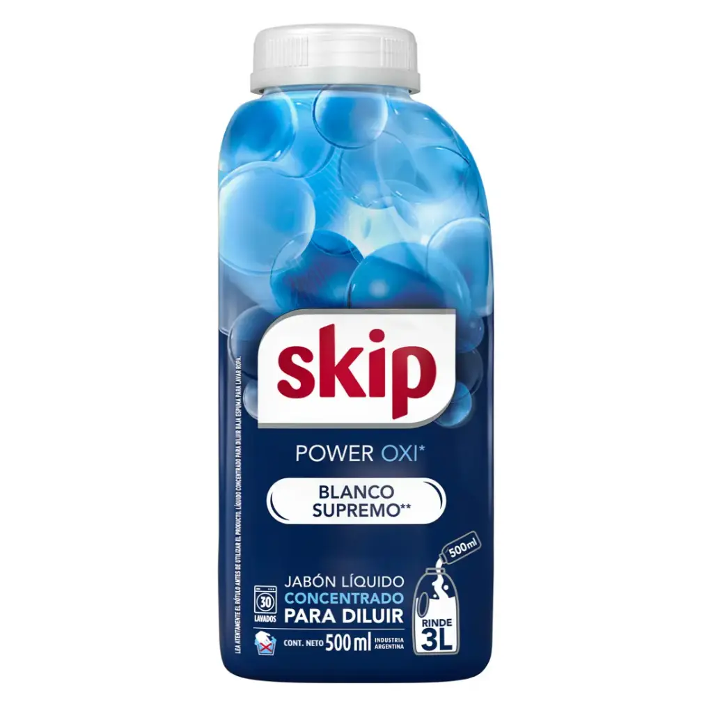 Jabon Liquido Concentrado Para Diluir Power Oxi 500Ml Skip