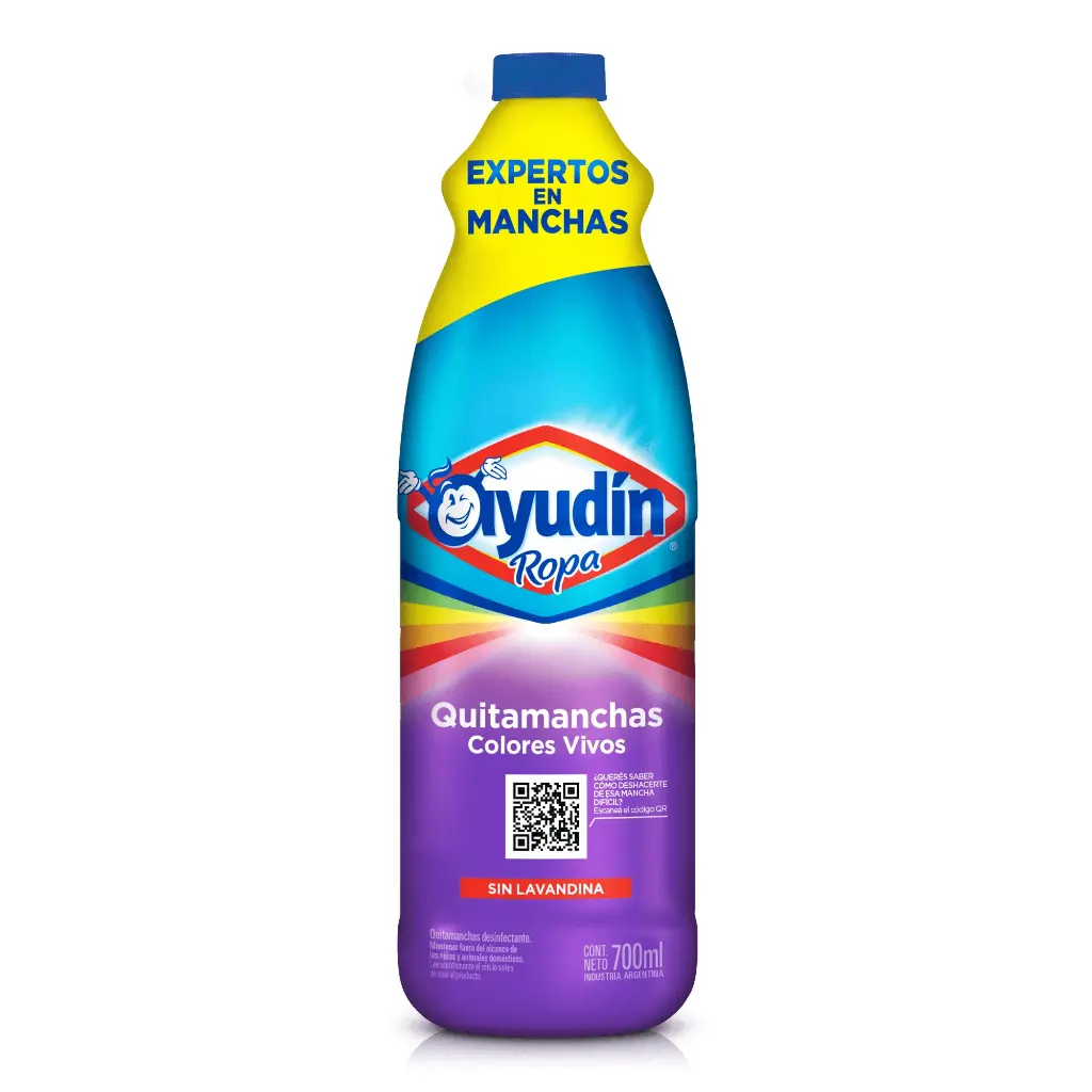 Quitamanchas Ayudin Colores Vivos Supremo x 700Ropa Blanca 1Lt