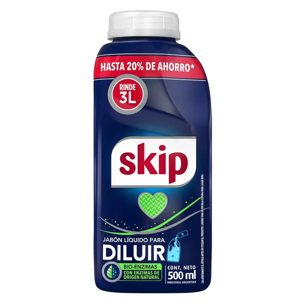 Skip Bio Enzima Liq 500 Ml Para 3Lts