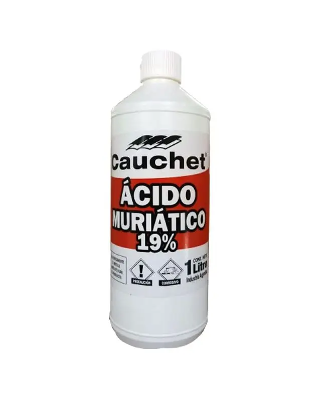 Acido Muriatico 19% x 1 Lt - Cauchet