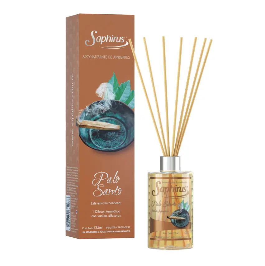Difusor Varilla 125 ml - Palo Santo-  Saphirus
