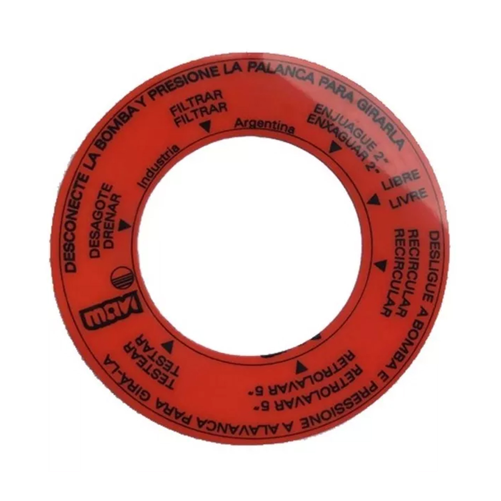 Calco selector de Filtro Llave 6 vías - Mavi