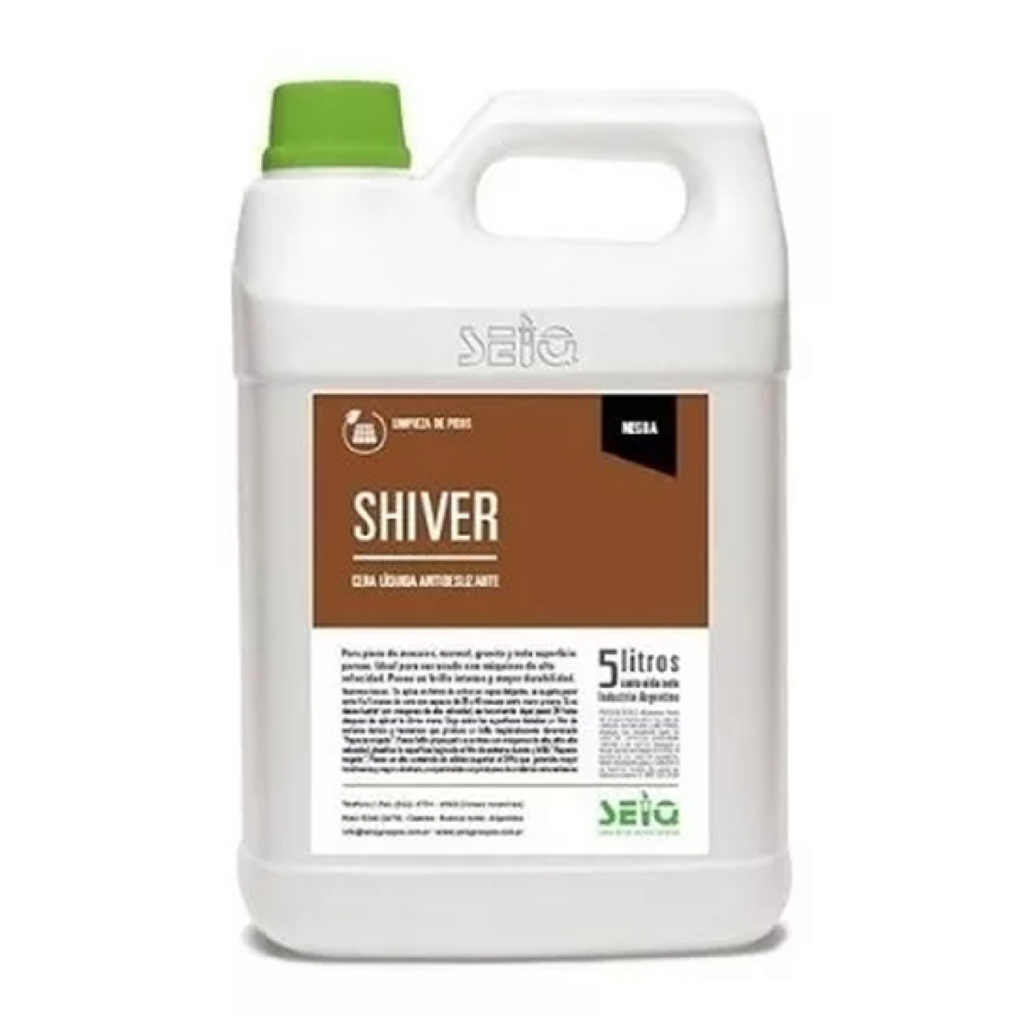 Cera De Piso Negra x 5Lt (SHIVER) - Seiq