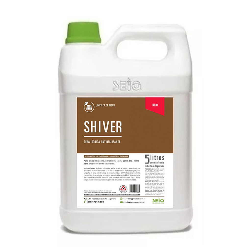 Cera De Piso Negra x 5Lt (SHIVER) - Seiq