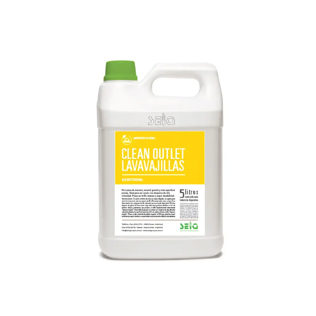 Detergente Para Maquina Lavavajilla x 5Lt - Seiq