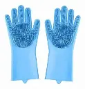 Guantes Silicona Para Lavar Platos/Cocina/Baños/Mascotas - Lics
