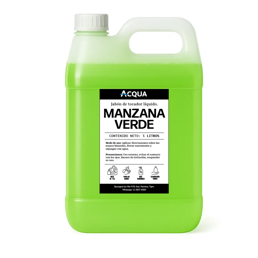 Jabon De Mano x 5Lts- Manzana - Acqua 