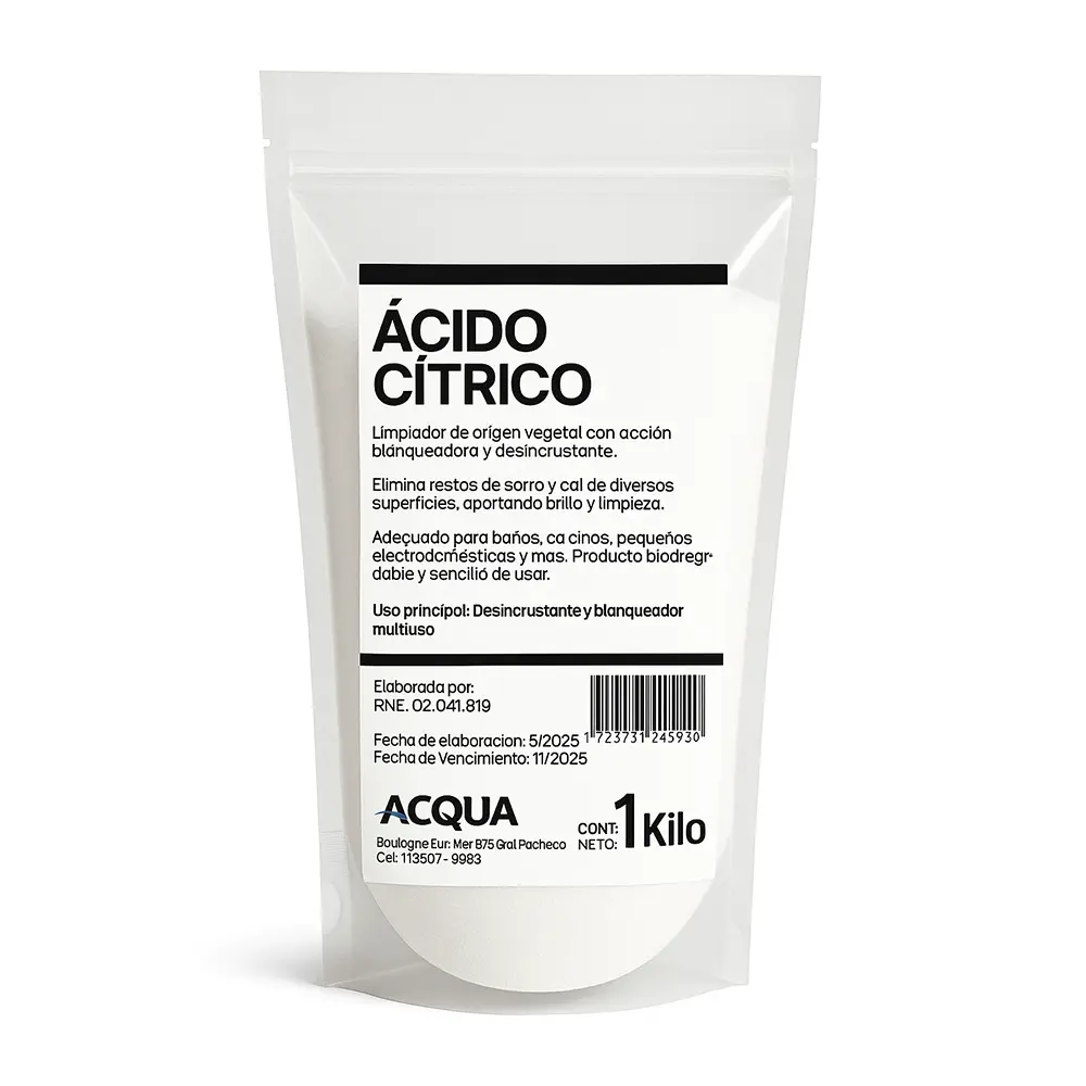 Acido Citrico x 1 kg