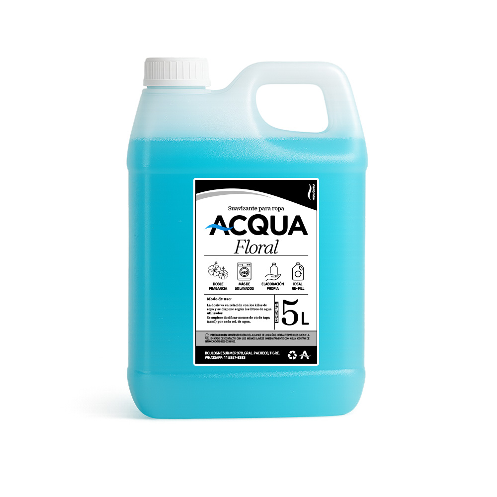Suavizante Floral Celeste tipo "Vivere" x 5 Lts  - Acqua