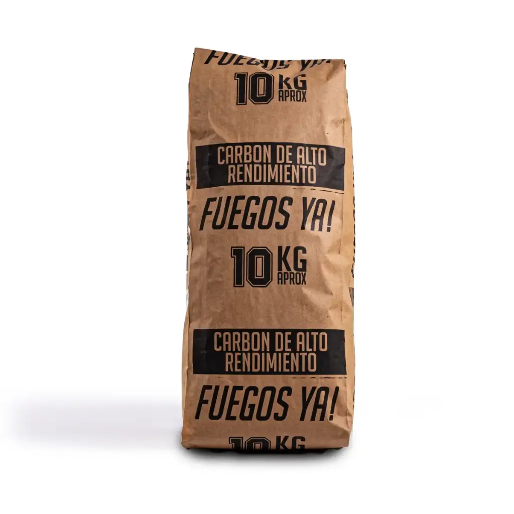 Bolsa Carbon 10kg (bolsa de papel, 100% quebracho blanco) 