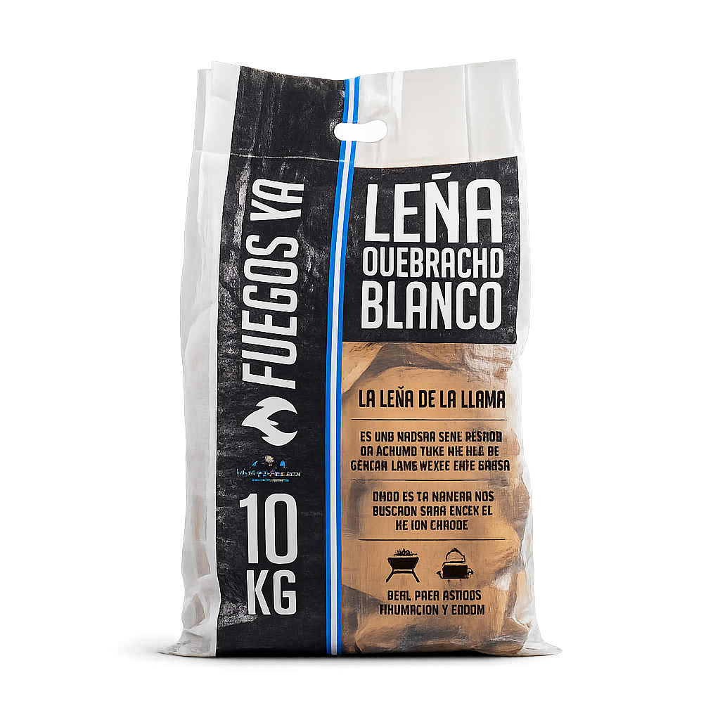 Bolsa de Leña Quebracho Blanco 10Kg