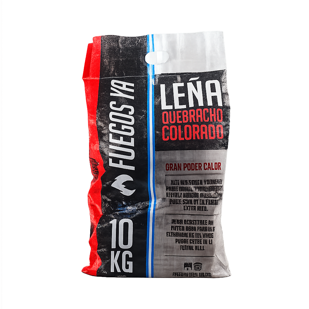 Bolsa de Leña de Quebracho Colorado 10KG
