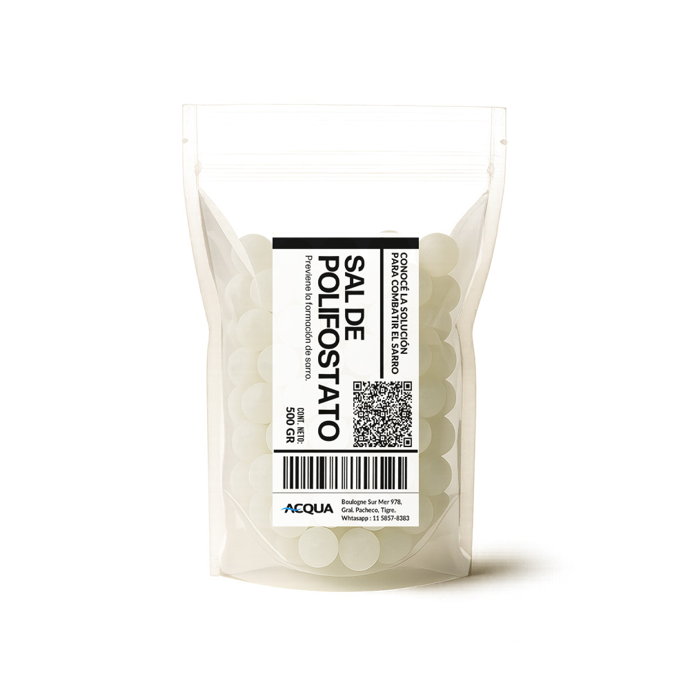 Sal de Polifosfato (en esferas) x 500 gr - Siliphos 