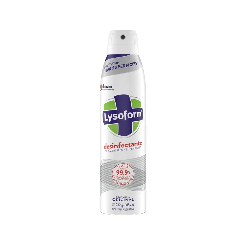 Lysoform® Aerosol Desinfectante Ultraliviano Original 315ML