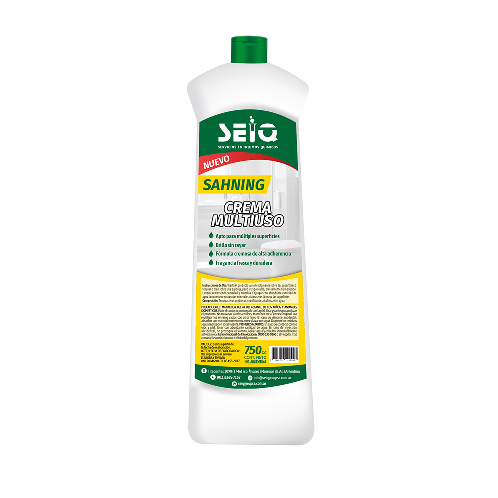 Limpiador Cremoso (Sahning) - Seiq 