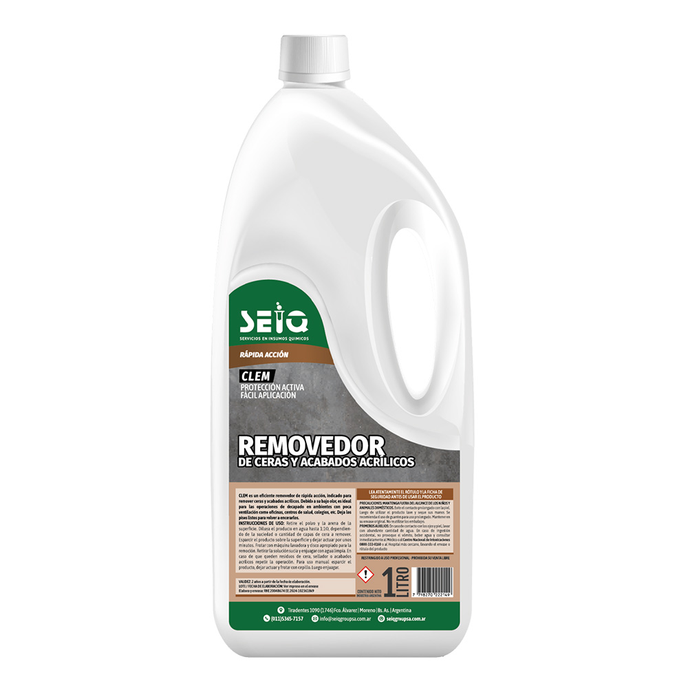 Removedor de Ceras y Acrílicos (CLEM) - Seiq 