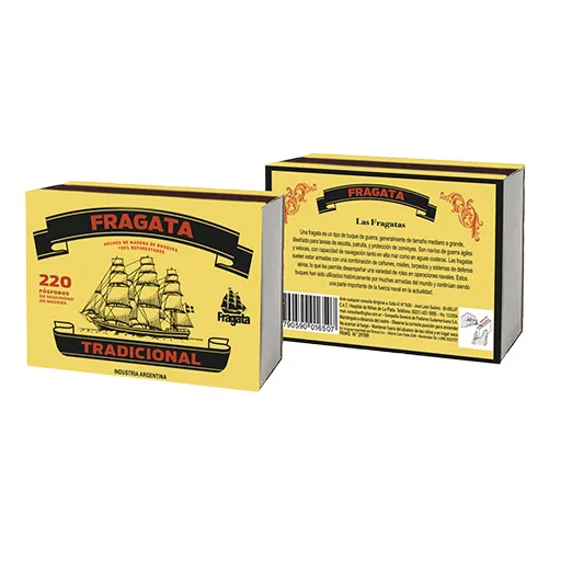 Fosforos Fragata tradicional 220 u