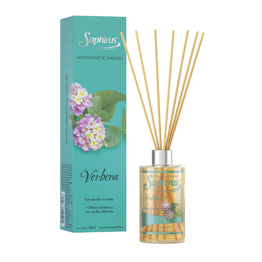 Difusor Varilla 125 ml - Verbena-  Saphirus  