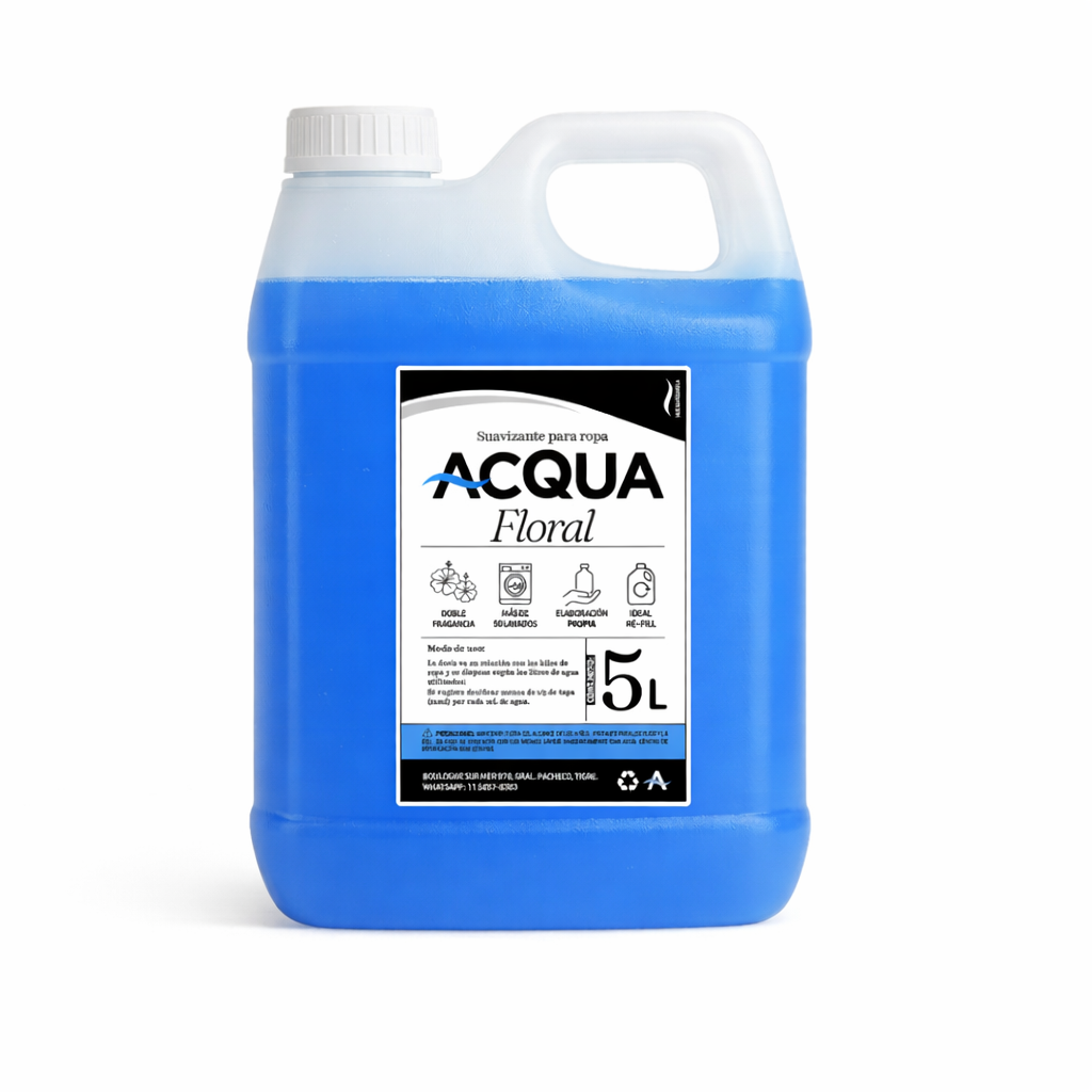 Suavizante Floral Azul x 5 Lts  - Acqua