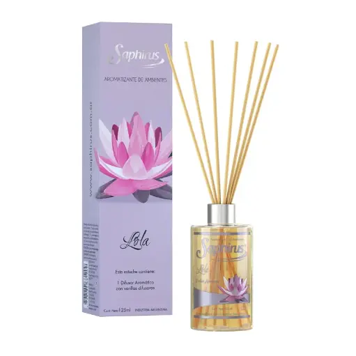 [AM-26] Difusor Varilla 125 ml - Lola -  Saphirus 