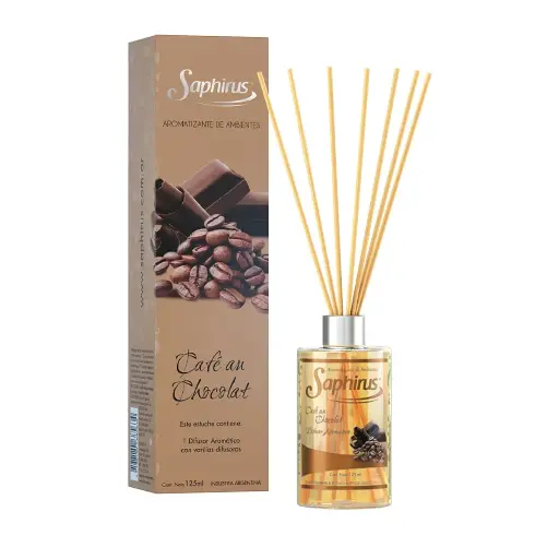 [AM-57] Difusor Varilla 125 ml - Café an Chocolat-  Saphirus 