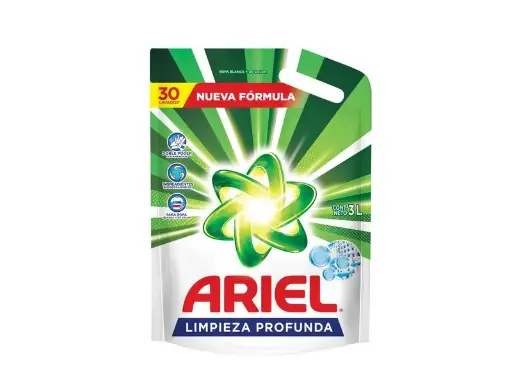 Jabon Liquido Ariel Limpieza profunda 3 LT