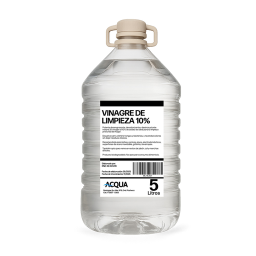 [BL-VL5LT] Vinagre Blanco Limpieza 10% Acidez X 5 Lt 