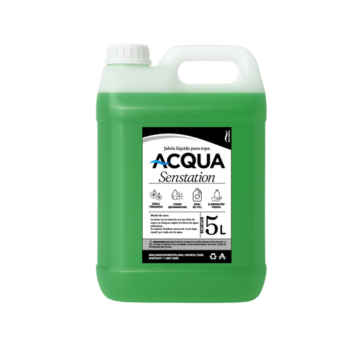 [APJLA5L] Jabon Liquido Verde Sensation x 5 Lts - Acqua