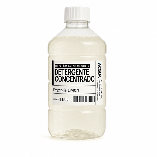 [DET-LIM1LT] Detergente Limon s/Colorantes 1Lt (30%) - Acqua 