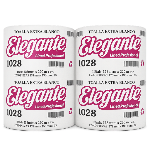 [1028] Toalla en Rollo pack 2 x 300 mts - Elegante