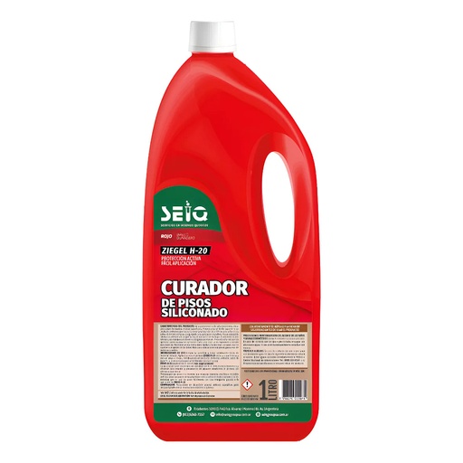 [CMZR6] Curador de Pisos Siliconado (ZIGEL-H20-ROJO) -Seiq 
