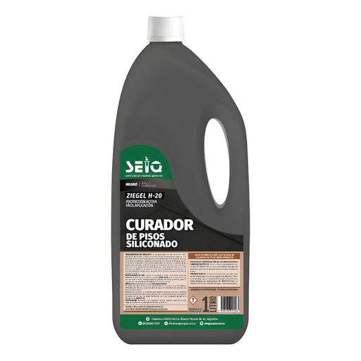 Curador de Pisos Siliconado (ZIGEL-H20-NEGRO)  -Seiq  