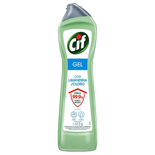 Cif Crema en ultra blanco c/lavandina X 750G - Gel 