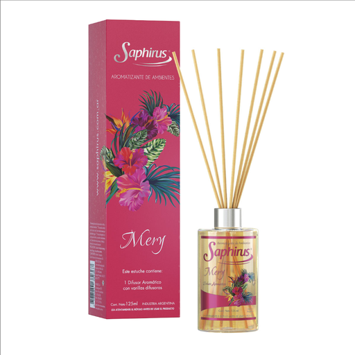 [AM-43] Difusor Varilla 125 ml - Mery-  Saphirus 