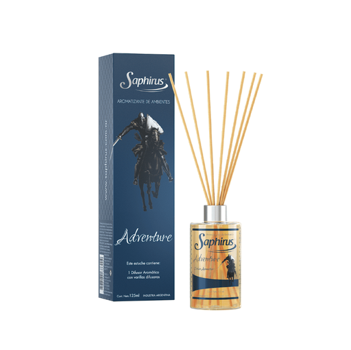 [AM-52] Difusor Varilla 125 ml - Adventure -  Saphirus 