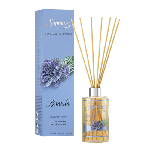 [AM-14] Difusor Varilla 125 ml - Lavanda-  Saphirus   