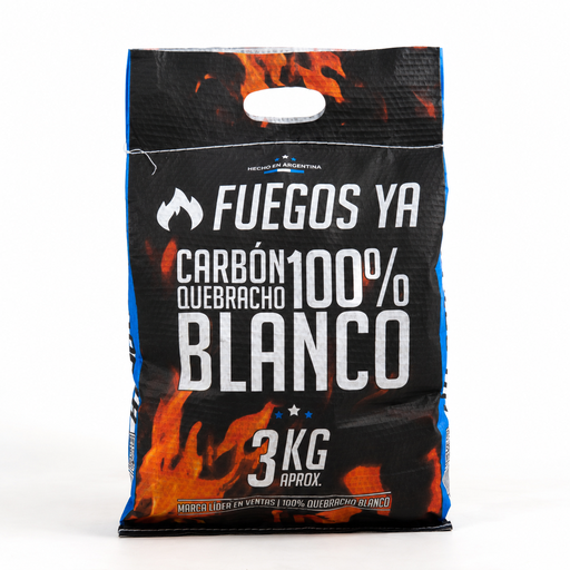 [B3 A MANO] Bolsa Carbon 3kg (Seleccionado, 100% quebracho blanco) 