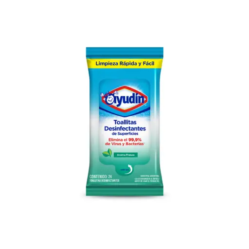 [7793253003401] Ayudin Toallitas Desinfectantes X 24 Un