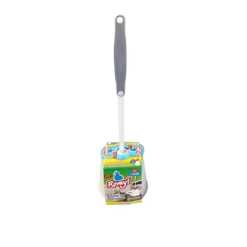 [7798061890663] Cepillo para Baño Con Vaso - Romyl